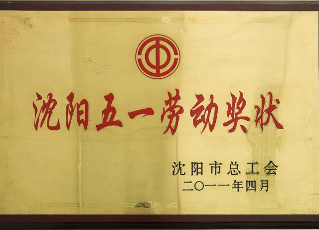 沈陽(yáng)五一勞動(dòng)獎(jiǎng)狀